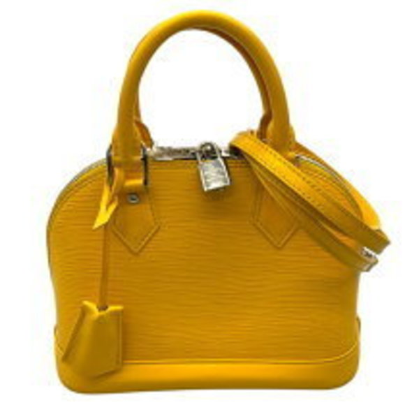 Louis Vuitton Alma Yellow Epi Leather Handbag - Picture 1 of 7
